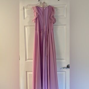 Pink Lilly wrap dress